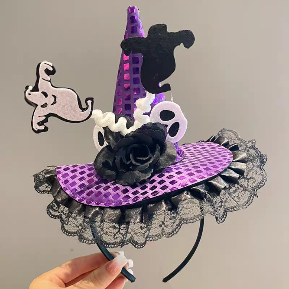 Party Hat Cone - عصابة رأس على شكل قبعة ساحرة
