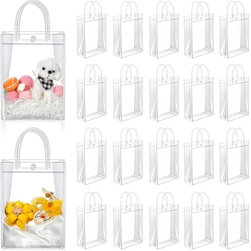 Event Party Shop - أكياس هدايا بلاستيكية شفافة مع مقابض