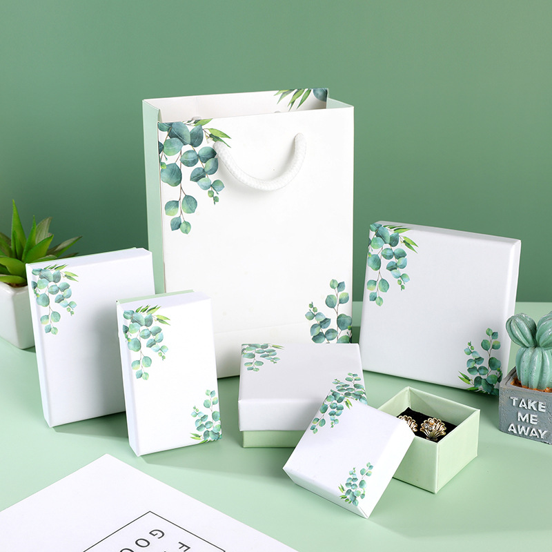 Event Party Shop - الإبداعية الصغيرة الطازجة ورقة مجوهرات متجر