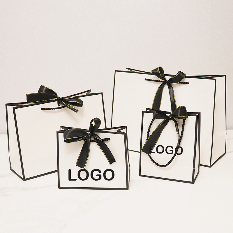 Event Party Shop - 10 قطعة شعار مخصص ورقة حقيبة