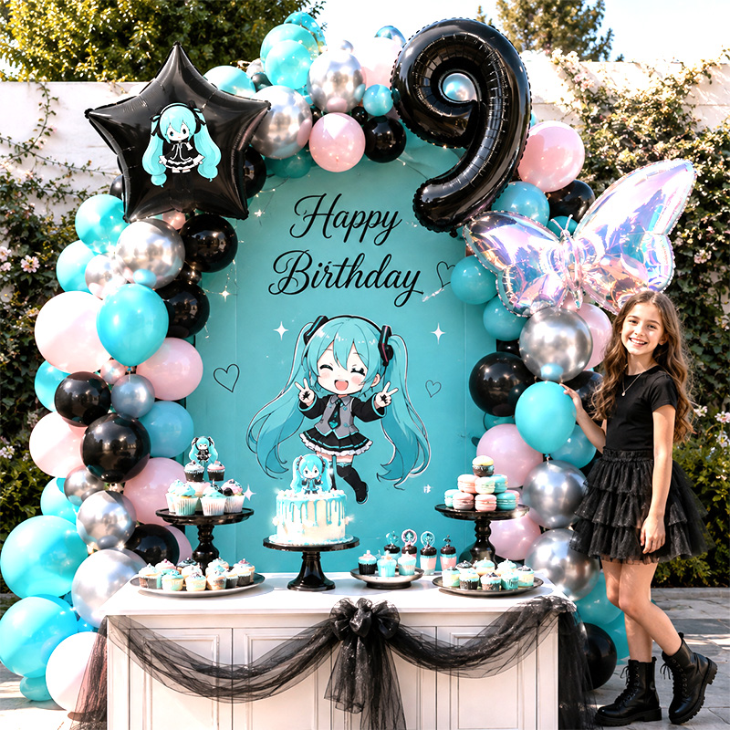 Balloon Arch Kit - طقم أقواس بالونات بتصميم ميكو، بالونات