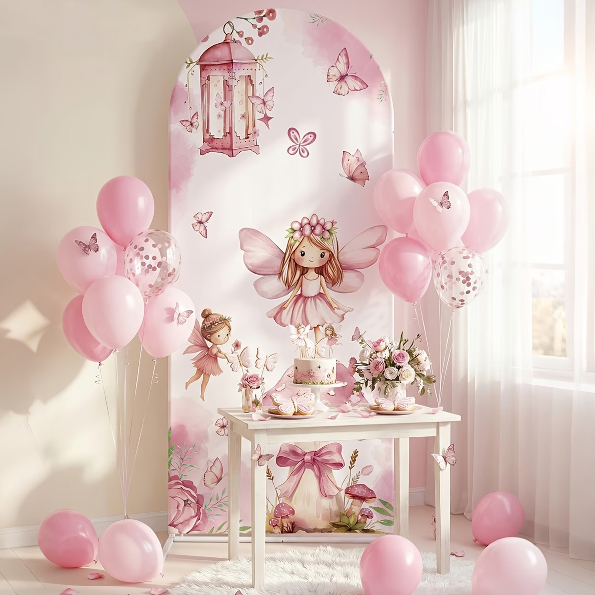 خلفية لحفلات أعياد الميلاد بتص - مراجعة Dessert Table Backdrop وسعره