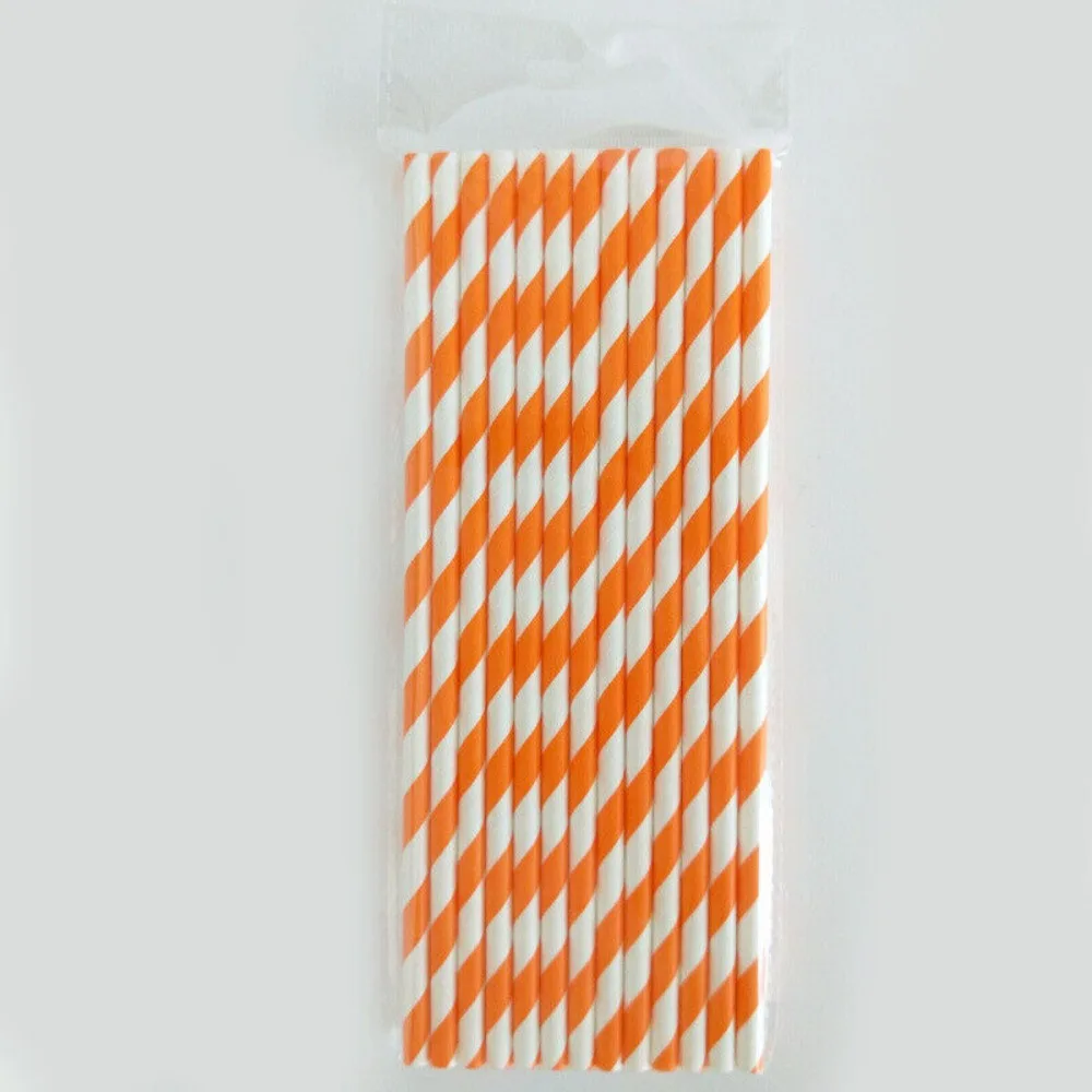100 شفاطات ورقية معبأة بالجملة - مراجعة Paper Straw Color وسعره
