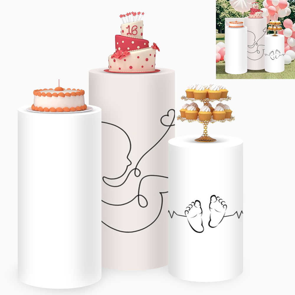 Yeele 3 قطع أغطية طاولات حلويا - مراجعة Dessert Table Backdrop وسعره