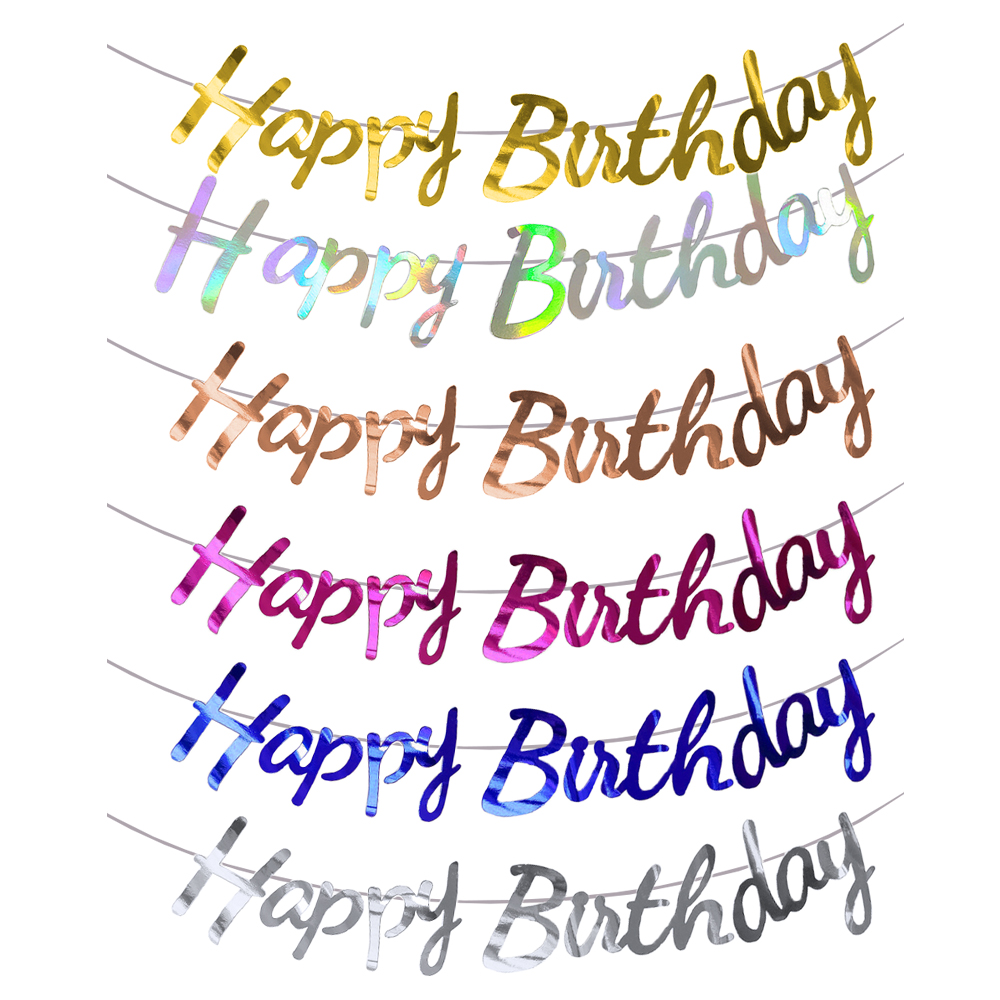 لافتة عيد ميلاد سعيد، أعلام مع - مراجعة Party Banner Gold وسعره