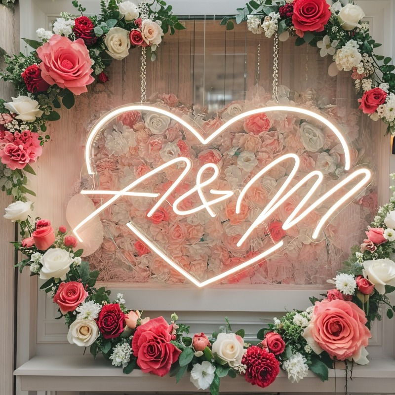مخصص الأحرف الأولى القلب LED ا - مراجعة Eve Party وسعره