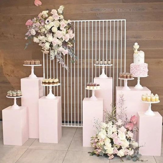 الحلوى الجدول كعكة حامل حفلة ع - مراجعة Dessert Table Backdrop وسعره