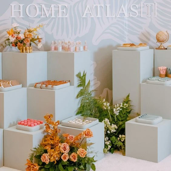 الحلوى الجدول كعكة حامل حفلة ع - مراجعة Dessert Table Backdrop وسعره