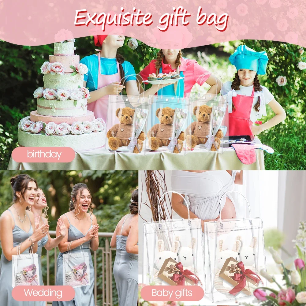 أكياس هدايا بلاستيكية شفافة مع - مراجعة Event Party Shop وسعره