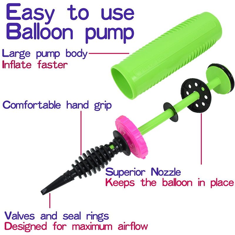 عالية الجودة المزدوج عمل بالون - مراجعة Balloon Pump Hand وسعره