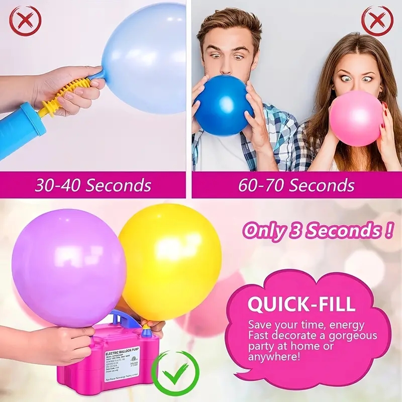 1 قطعة، مضخة هواء كهربائية قاب - مراجعة Balloon Pump Hand وسعره