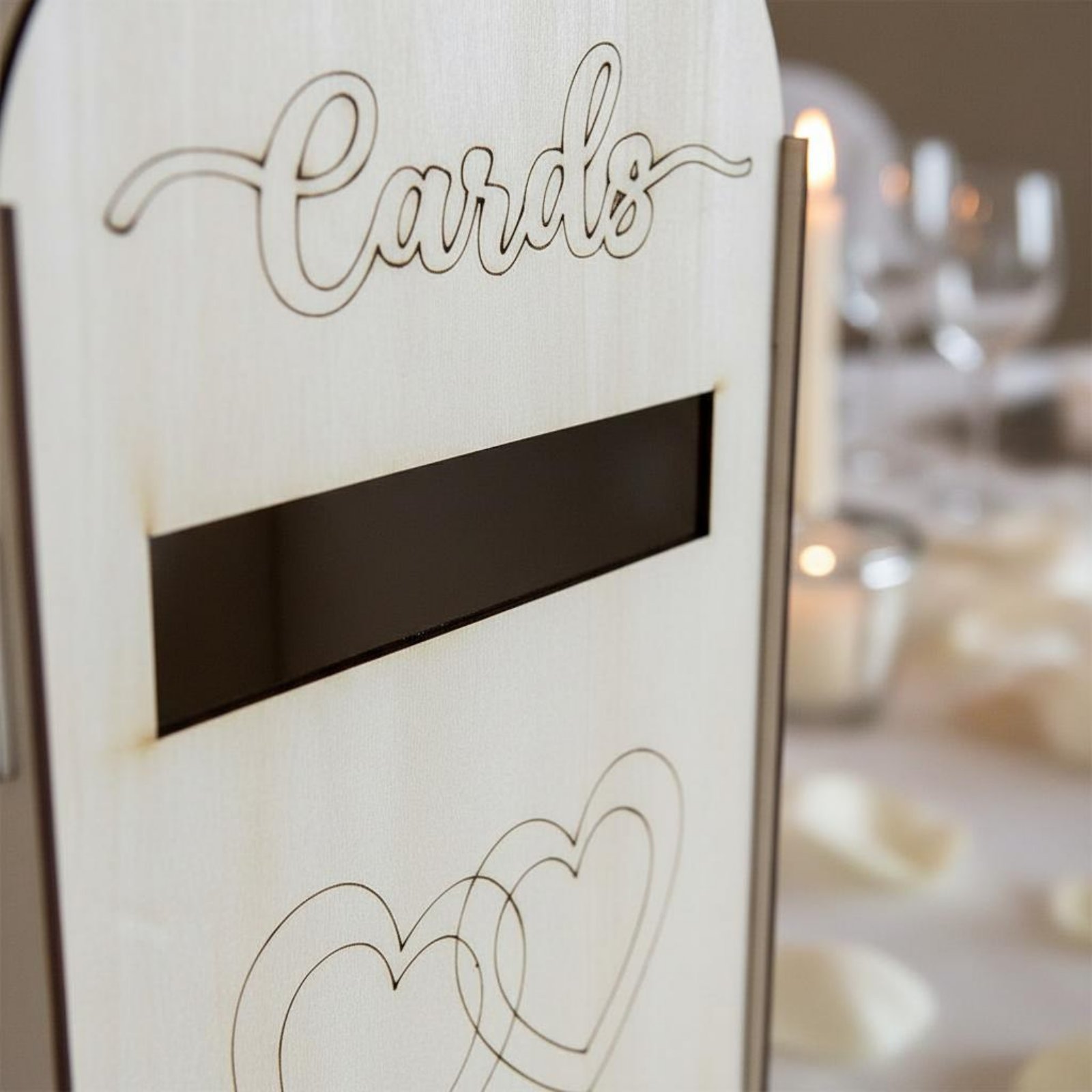 صندوق بطاقات زفاف خشبي بتصميم  - مراجعة Event Party Box وسعره