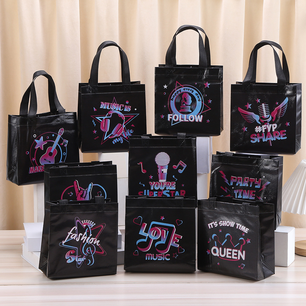 10 قطعة أسود دعونا موسيقى الرو - مراجعة Event Party Shop وسعره