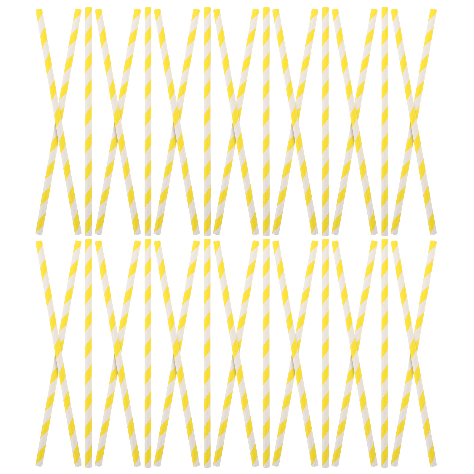 100 قطعة من الشفاطات الورقية ا - مراجعة Paper Straw Color وسعره