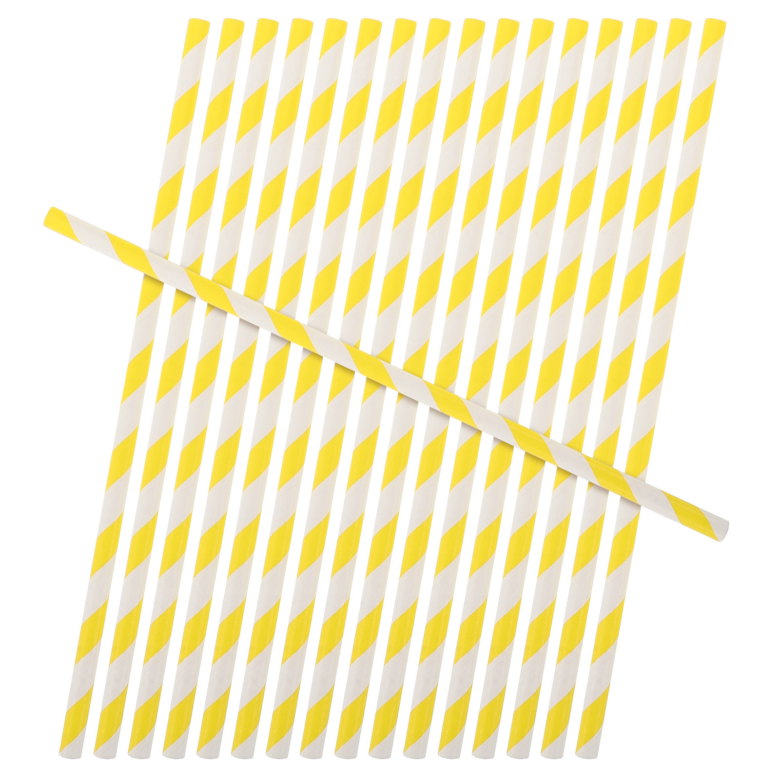 100 قطعة من الشفاطات الورقية ا - مراجعة Paper Straw Color وسعره
