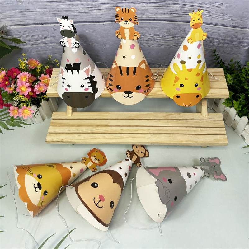 6 قطع من قبعات الحيوانات الاست - مراجعة Party Hat Cone وسعره