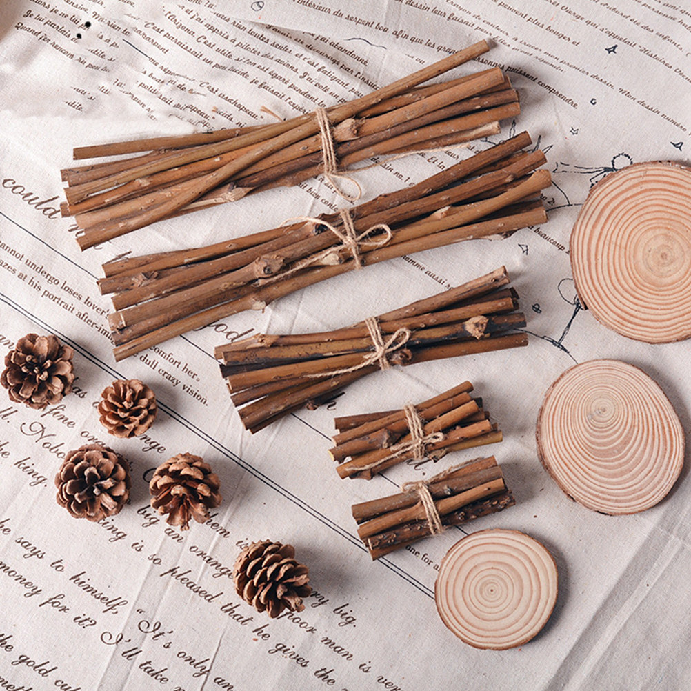 21 قطعة من أكواز الصنوبر الطبي - مراجعة Centerpiece Stick وسعره