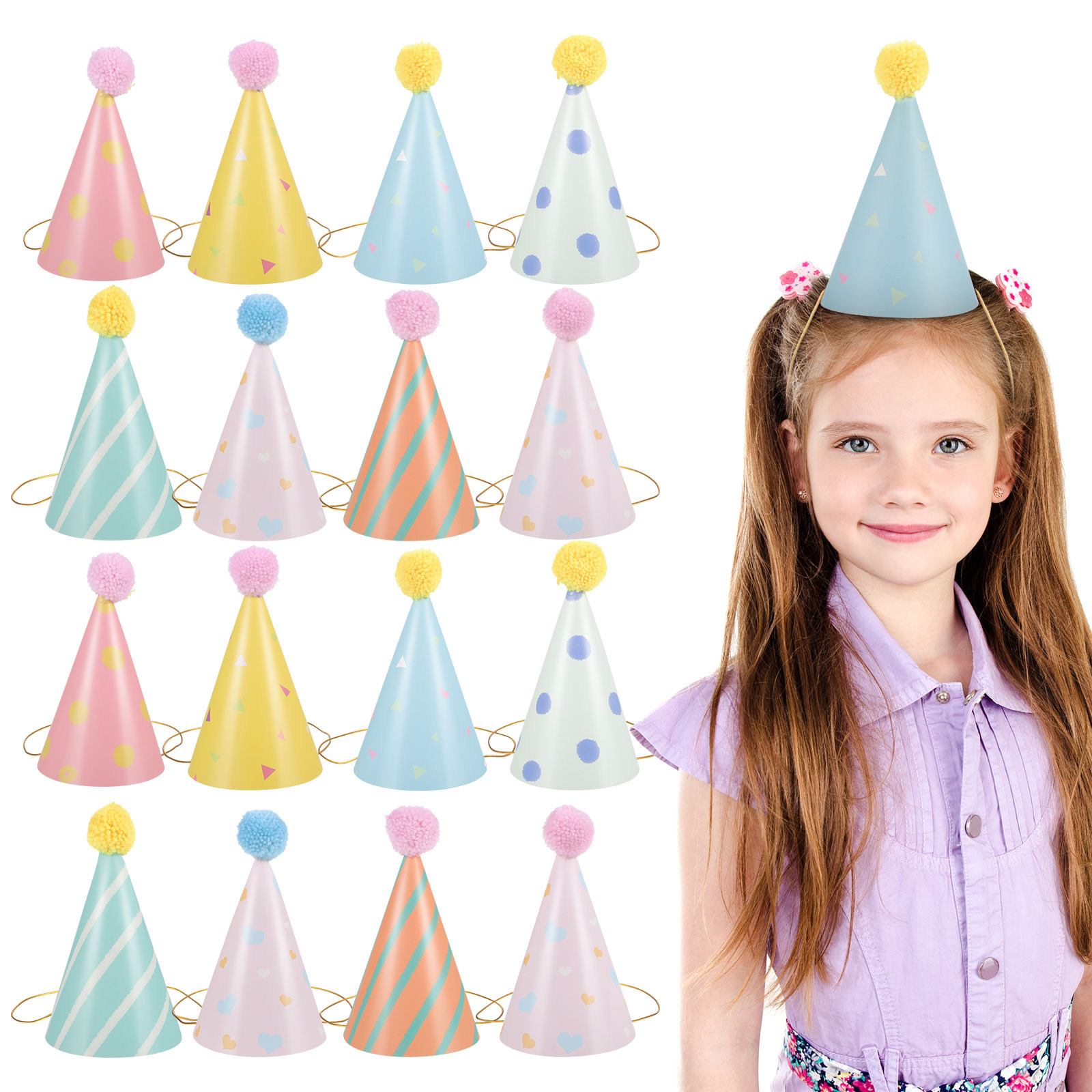 14 قطعة من قبعات أعياد الميلاد - مراجعة Party Hat Cone وسعره