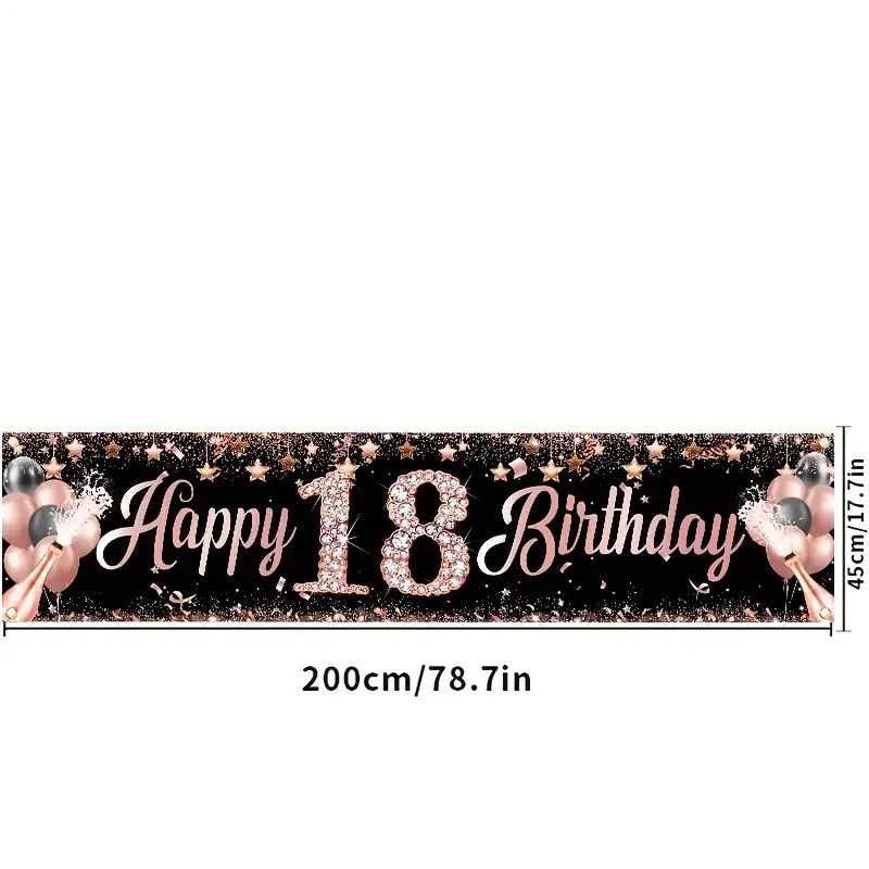 لافتة عيد الميلاد الثامن عشر،  - مراجعة Party Banner Gold وسعره