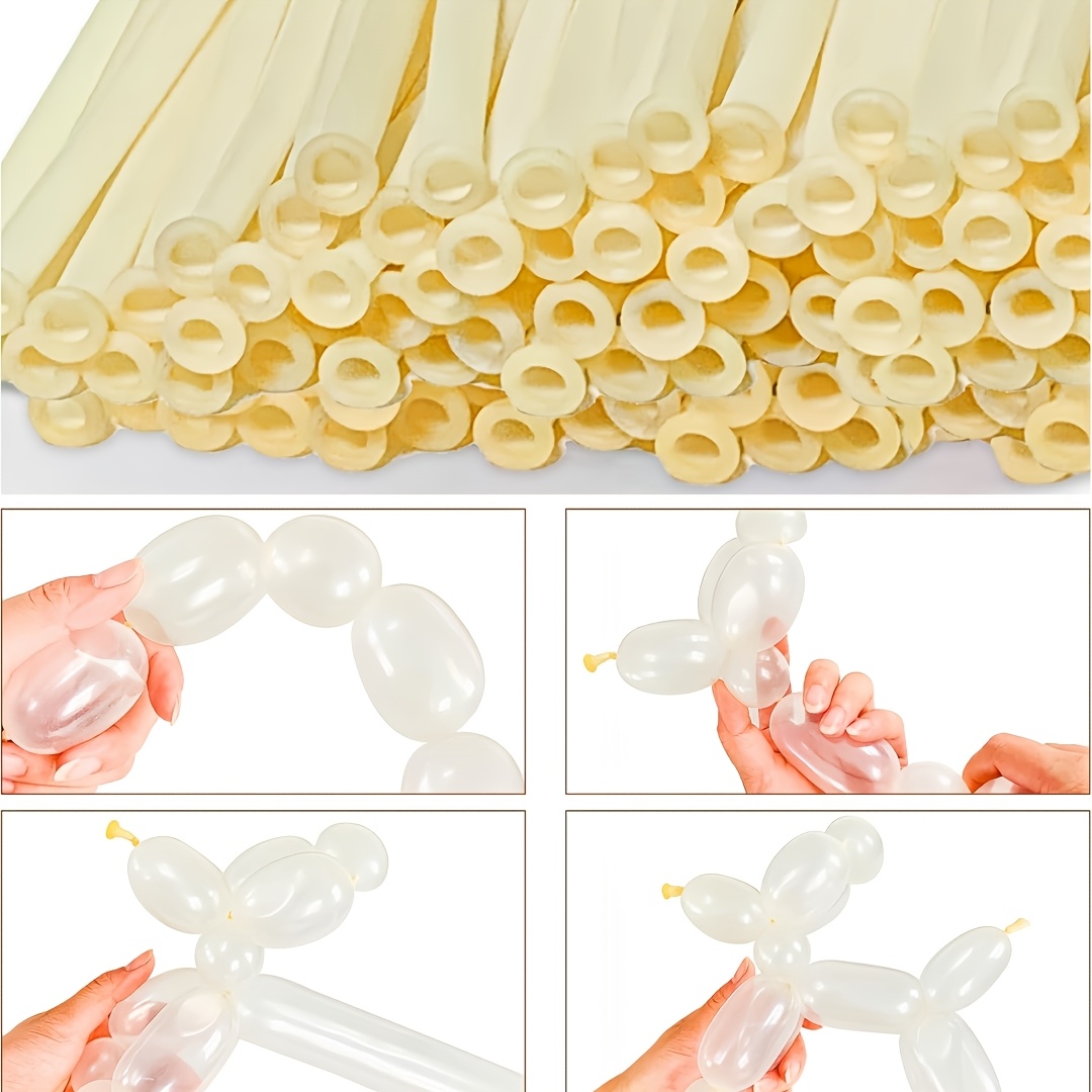 بالونات شفافة طويلة للحيوانات، - مراجعة Balloon Arch Kit وسعره