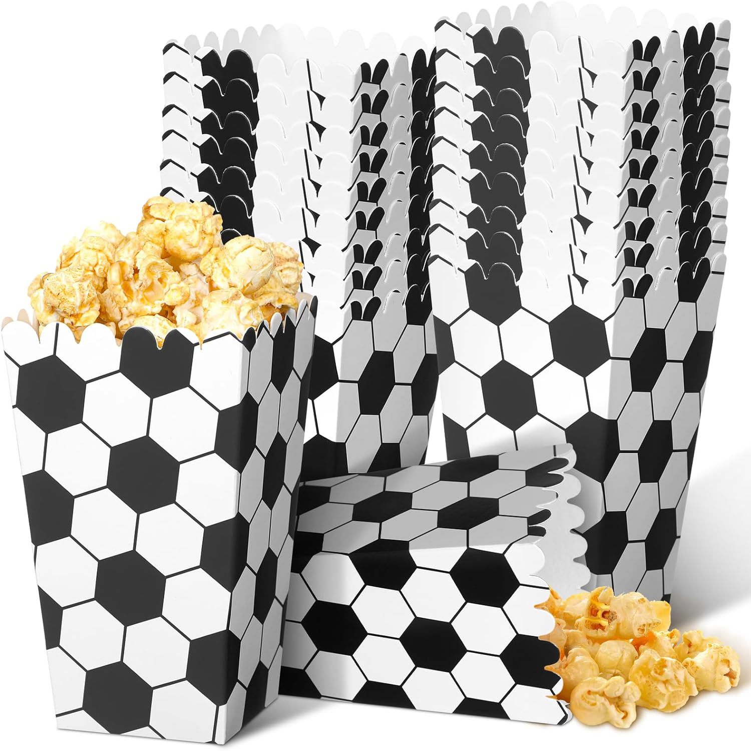 6/18 قطعة صناديق الفشار لكرة ا - مراجعة Event Party Box وسعره
