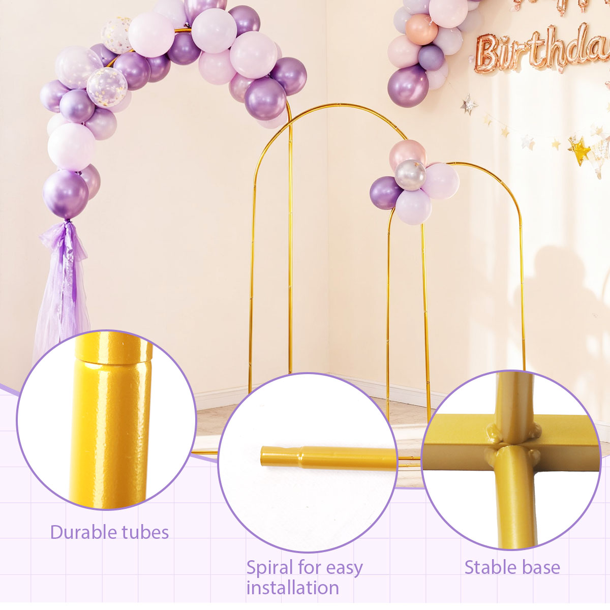 3 عبوات من مجموعات القوس المعد - مراجعة Balloon Arch Kit وسعره