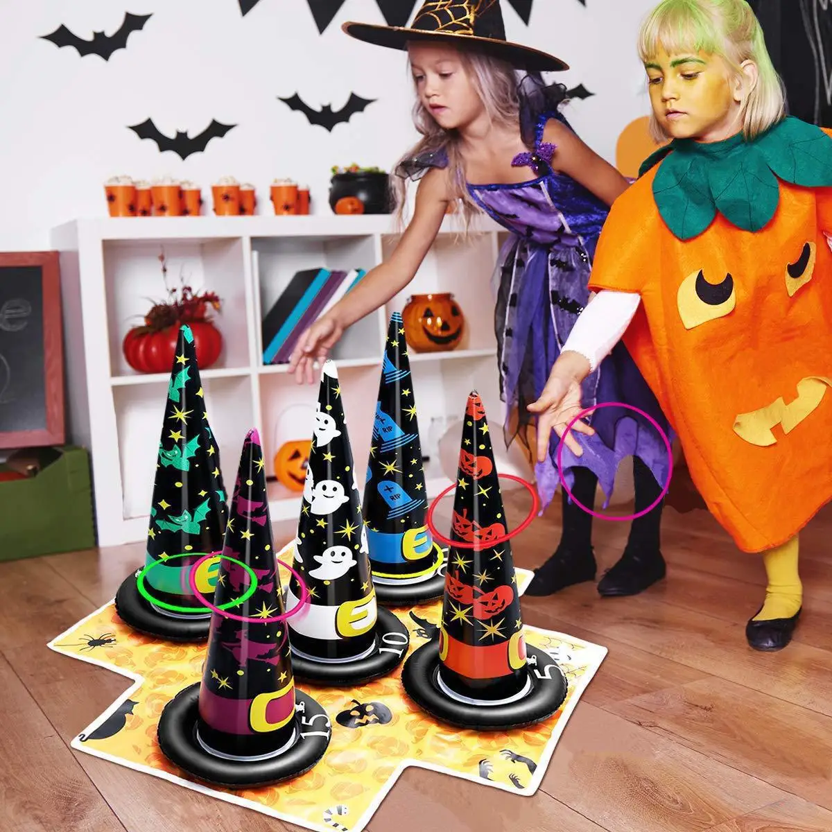 1-10 مجموعات من ألعاب رمي الحل - مراجعة Party Hat Cone وسعره