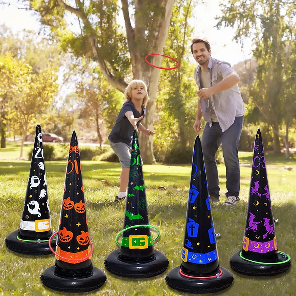 1-10 مجموعات من ألعاب رمي الحل - مراجعة Party Hat Cone وسعره
